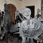 Metal sculptures by Ajibike Ogunyemi